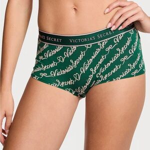 Victoria's Secret Logo Cotton Boyshort Panty